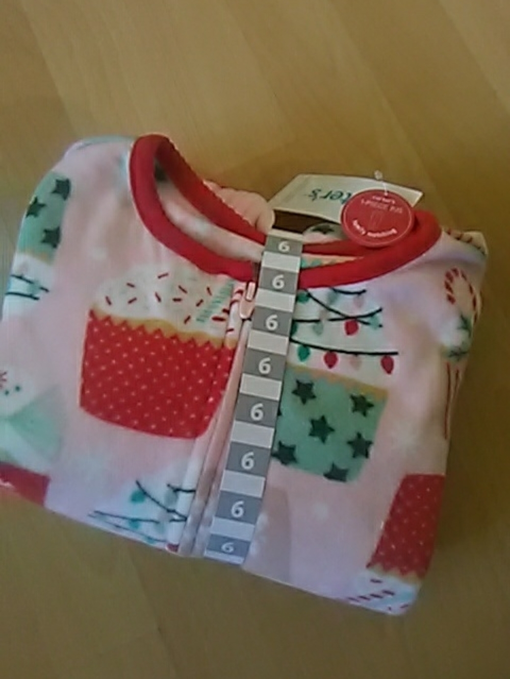 Get 50% Off Also  Carter's Pink Holiday Cupcake Fleece Zip Pajama